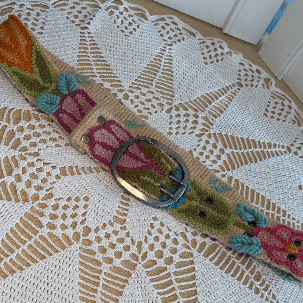 Jenny Krauss Felted Wool Belt Sz S Bohemian